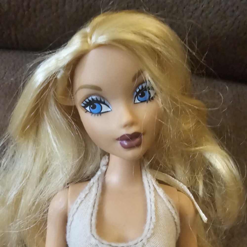 Blonde Fashion Doll with Blue Eyes